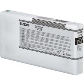 T9138-TANICA INCHIOSTRO NERO MATTE PER PLOTTER EPSON SURECOLOR SERIES SC-P5000