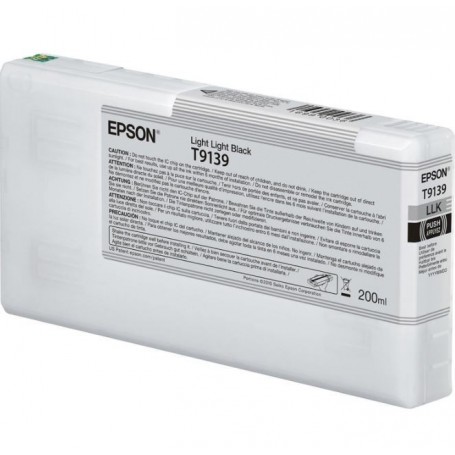 T9139-TANICA INCHIOSTRO LIGHT LIGHT NERO PER PLOTTER EPSON SURECOLOR SERIES SC-P5000