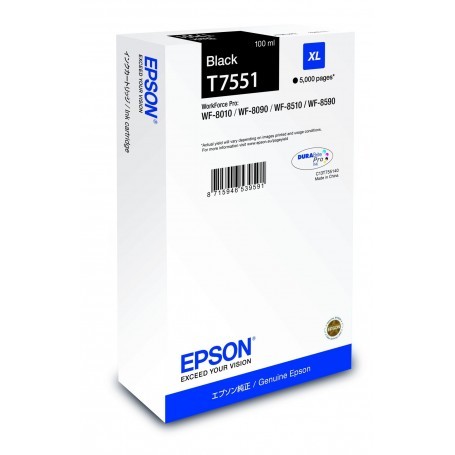 Cartuccia Epson nero  XL C13T755140