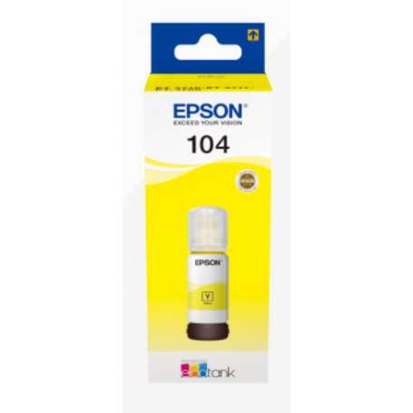104 EcoTank Giallo Ink Bottle