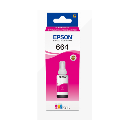 664 EcoTank Magenta Ink Bottle