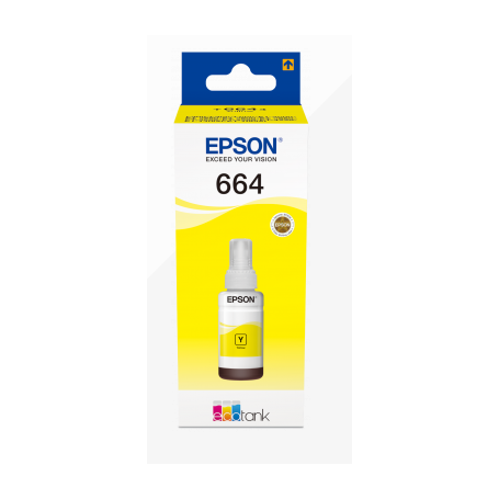 664 EcoTank Giallo Ink Bottle