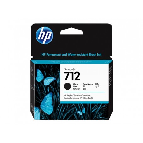 Cartuccia inchiostro HP nero 712 80ml 3ED71A