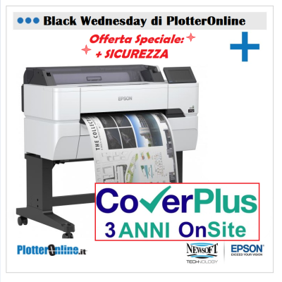 24h di *Offerta Speciale: + SICUREZZA* Plotter SureColor SC-T5405 + CoverPlus 3 anni OnSite - *offerta scaduta*