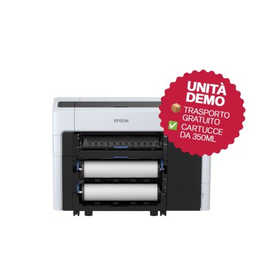 Plotter Epson SureColor SC-T3700DE Formato A1-Doppio rotolo -Unità demo - Trasporto gratuito - Cartucce da 350ml